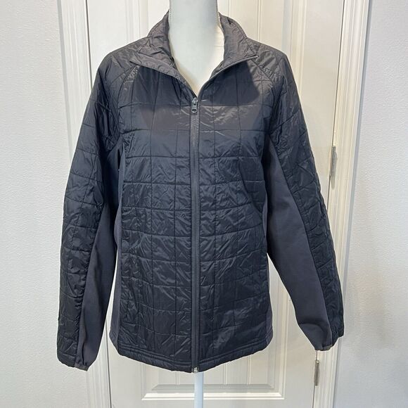 St. John’s Bay Men’s Black/Gray Hybrid Stretch Water Resistant Jacket Size Small - Picture 1 of 11
